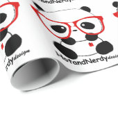 Nerdy Panda Cadeaupapier (Rol Hoek)