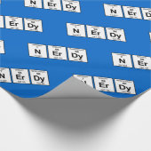 NErDy Periodieke Tabel Cadeaupapier (Hoek)