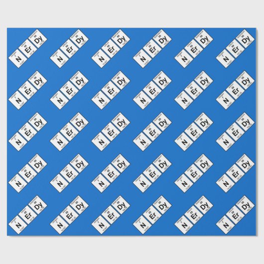 NErDy Periodieke Tabel Cadeaupapier (Vlak)