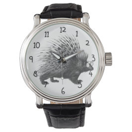 Nerdy Porcupine Horloge