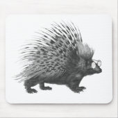 Nerdy Porcupine Muismat (Voorkant)