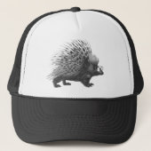 Nerdy Porcupine Trucker Pet (Voorkant)
