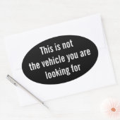Nerdy R2 voertuig Sticker (Envelop)