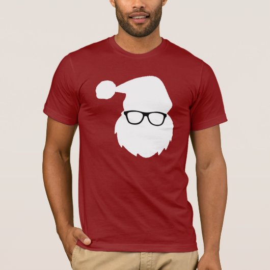 Nerdy Santa T-shirt (Voorkant)