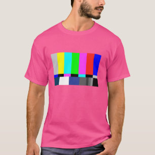 Nerdy Sheldon TV Test Patroon Kleur Geek Gift T-shirt
