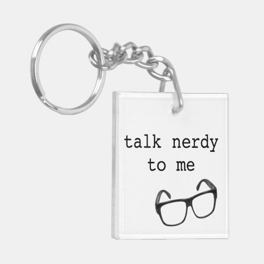 Nerdy Sleutelhanger (Voorkant Links)