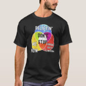 Nerdy Stop niet met Venn Diagram Algebra Wiskunde  T-shirt (Voorkant)