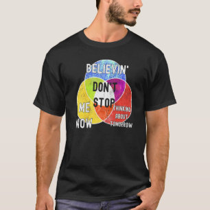 Nerdy Stop niet met Venn Diagram Algebra Wiskunde  T-shirt