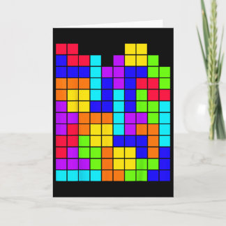 Nerdy Tetrominoes Blok Puzzel Video Game Wiskunde  Kaart