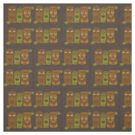 Nerdy Tikis Pattern Stof