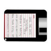 Nerdy Trouwdag Save The Date Floppy Disk Magneet (Horizontaal)