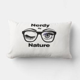 Nerdy van Natuur Funny Geek Design met bril Kussen
