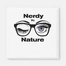 Nerdy van Natuur Funny Geek Design met bril