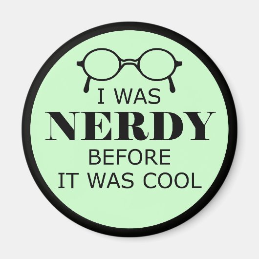 Nerdy voor het Cool Magnet was (Voorkant)