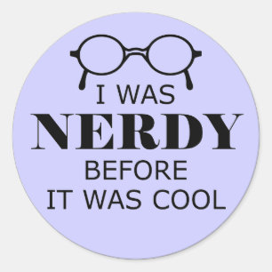 Nerdy voor het koud was Stickers