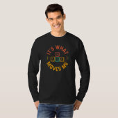 Nerdy WASD Het Is Wat Me Beweegt Computer Game Spe T-shirt (Voorkant volledig)
