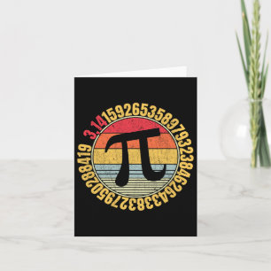 Nerdy Wiskunde Pi Symbol Mathlete Kaart