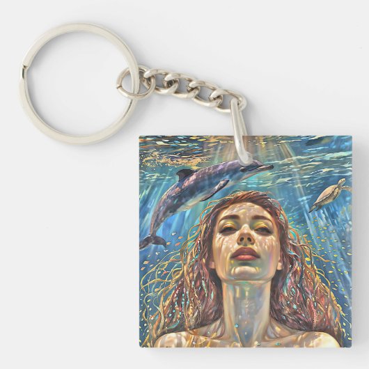 "Nerena" onder stille wateren Sleutelhanger (voorkant)