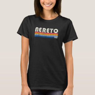Nereto Italië Retro 70s 80s Stijl T-shirt