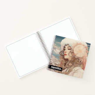 Neretto 8,5 inch x 8,5 inch spiraalvormig Notitieb Notitieboek
