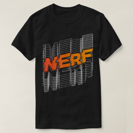 Nerf gestapelde lijn Logo T-shirt (Design voorkant)