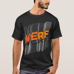 Nerf gestapelde lijn Logo T-shirt