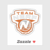 Nerf Team Nerf Logo Sticker (Vel)