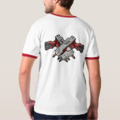 Nerf Wars Red Team T-shirt (Achterkant volledig)