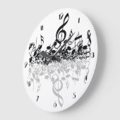 Nergens, maar een Muzieknoten wandklok (Hoek)