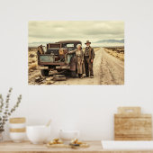 Nergens om heen te gaan poster (Keuken)