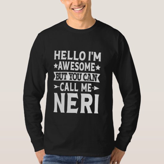 Neri achternaam Neri achternaam Neri achternaam Ne T-shirt (Voorkant)
