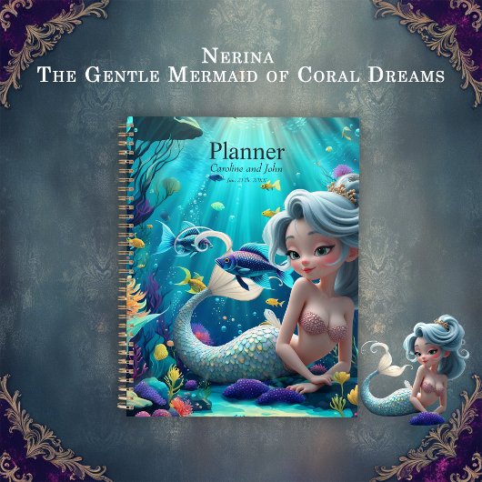 Nerina – De zachte zeemeermin van koraaldromen.  Planner