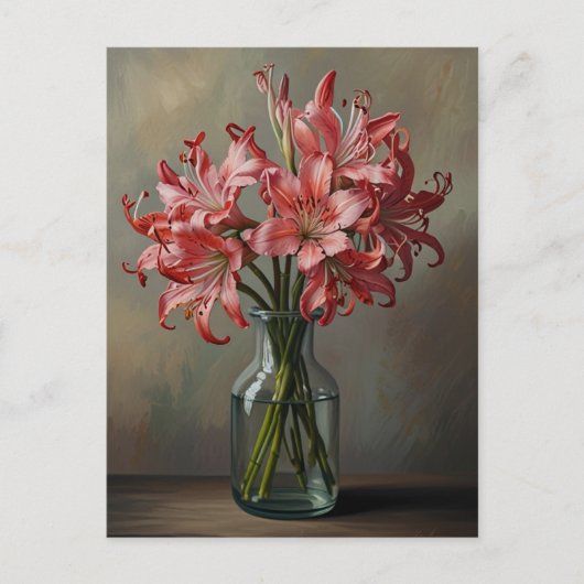 Nerinesbloemen Briefkaart (Voorkant)