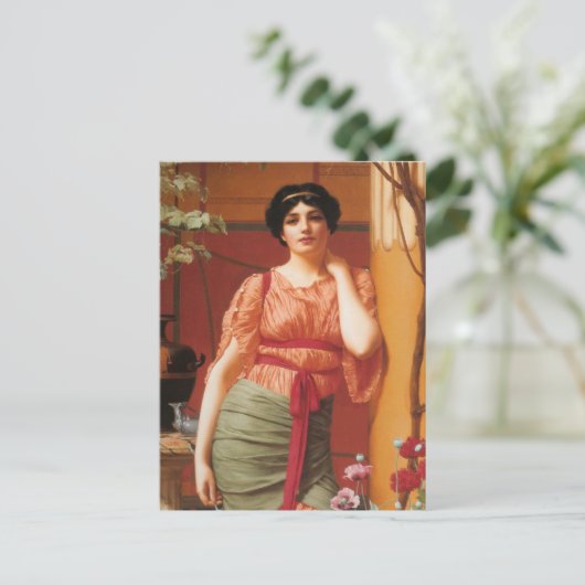 Nerissa Griekse kunst Briefkaart (Staand voorkant)