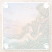 Nerithea and the Moral Catch - Fisherman’s Dilemma Glazen Onderzetter (Achterkant)