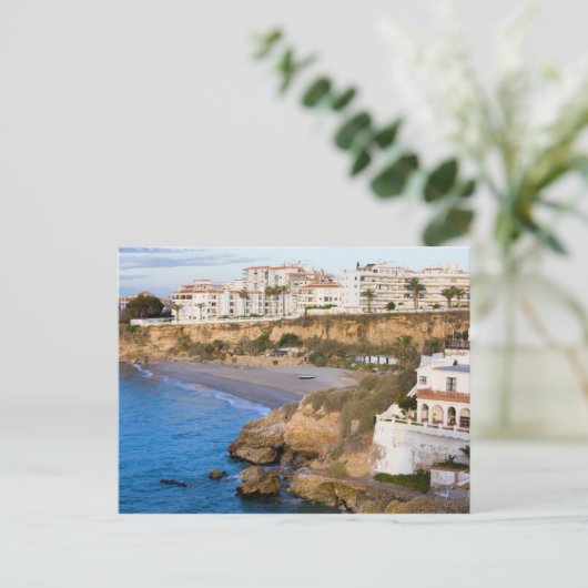 Nerja aan de Costa del Sol in Spanje Briefkaart (Staand voorkant)