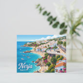 Nerja, Málaga, Andalusië, Spanje Spanje Briefkaart (Staand voorkant)