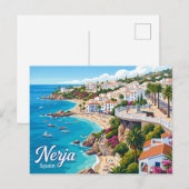 Nerja, Málaga, Andalusië, Spanje Spanje Briefkaart (Voorkant / Achterkant)