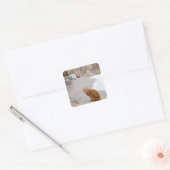 nerja malaga andalusië spanje vierkante sticker (Envelop)