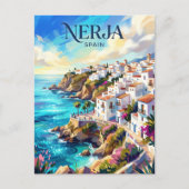 Nerja Spanje Briefkaart (Voorkant)