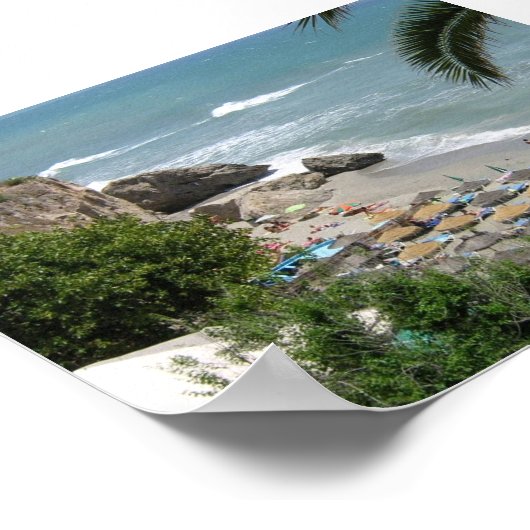 Nerja, Spanje Poster (Hoek)