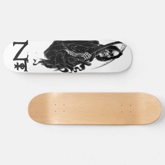 Nerkkotic Trendz Grim Reaper Deck Skateboard (Horizontaal)