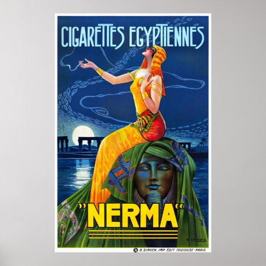 Nerma France  Adverteren Poster herstelde (Voorkant)