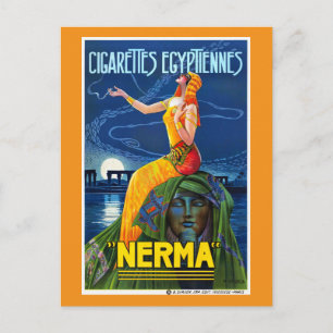 Nerma Frankrijk Vintage Reclameposter Gerestaureer Briefkaart