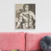 Nero Claudius Caesar Emperor van Rome 54-68 AD Canvas Afdruk (Insitu (Woonkamer))