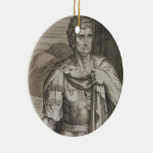 Nero Claudius Caesar Emperor van Rome 54-68 AD eng Keramisch Ornament (Rechts)