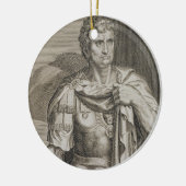 Nero Claudius Caesar Emperor van Rome 54-68 AD eng Keramisch Ornament (Links)