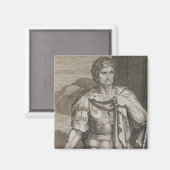 Nero Claudius Caesar Emperor van Rome 54-68 AD Magneet (Voorkant / Achterkant)
