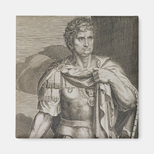 Nero Claudius Caesar Emperor van Rome 54-68 AD Magneet (Voorkant)
