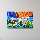 Nero Fiddled...door Maxwell Kerr Canvas Afdruk (Voorkant)